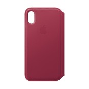 Apple Iphone X Leather Folio Berry Apple Iphone X Leather Folio Berry